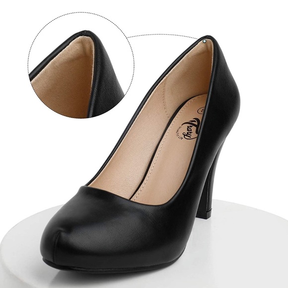 High Heel Dress Platform Pump Shoes (great for flight attendants) size 6 - Picture 5 of 6